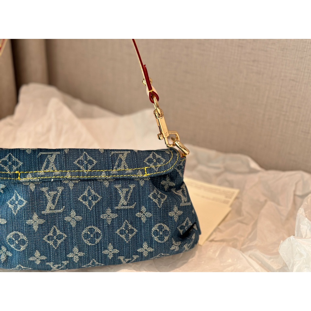 Túi Xách Denim Đeo Dưới Cánh Tay Thời Trang Cho Nữ