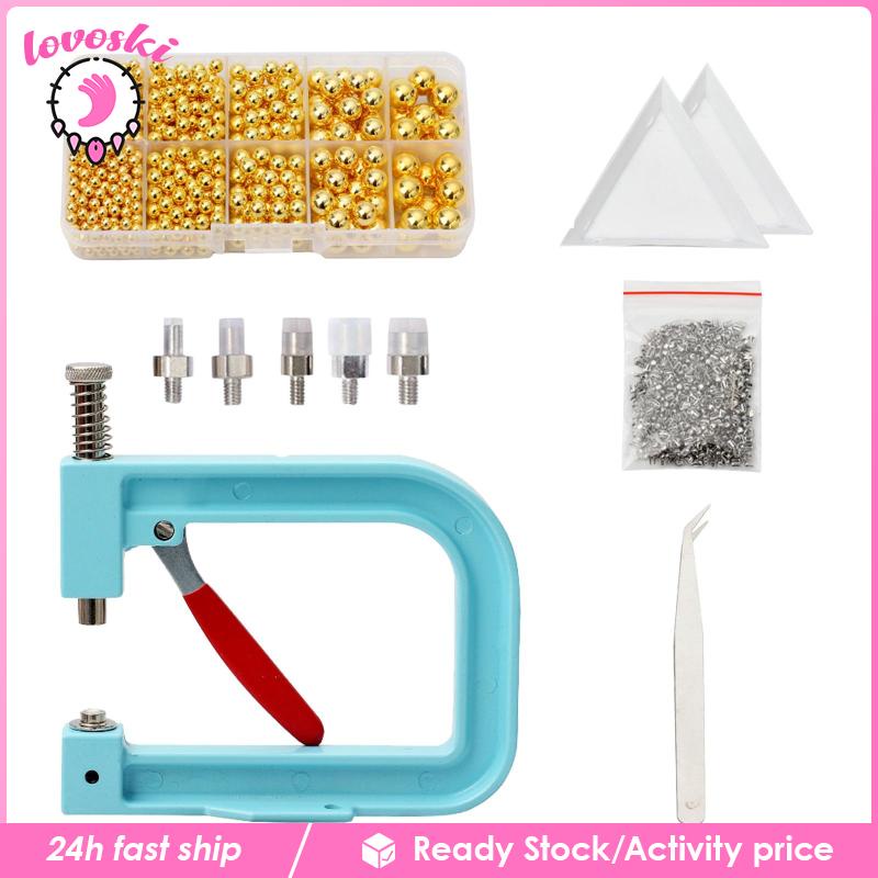 Bộ Máy Ép Đinh Tán Ngọc Trai Cầm Tay Tiện Dụng