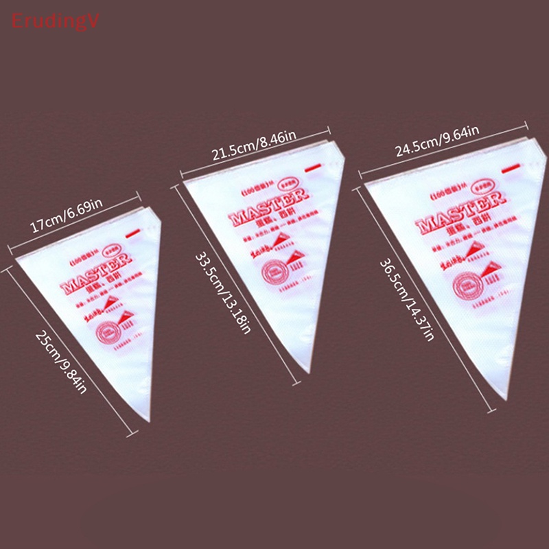 Set 20 Túi Bắt Kem Bằng Nhựa Cấp Thực Phẩm