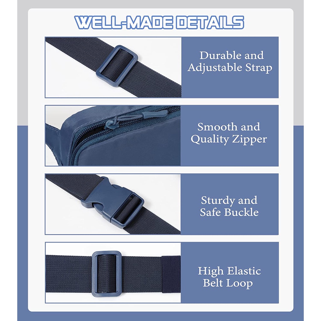 Túi Đeo Hông MoKo Mini Thời Trang Có Thể Điều Chỉnh Cho Nam Nữ