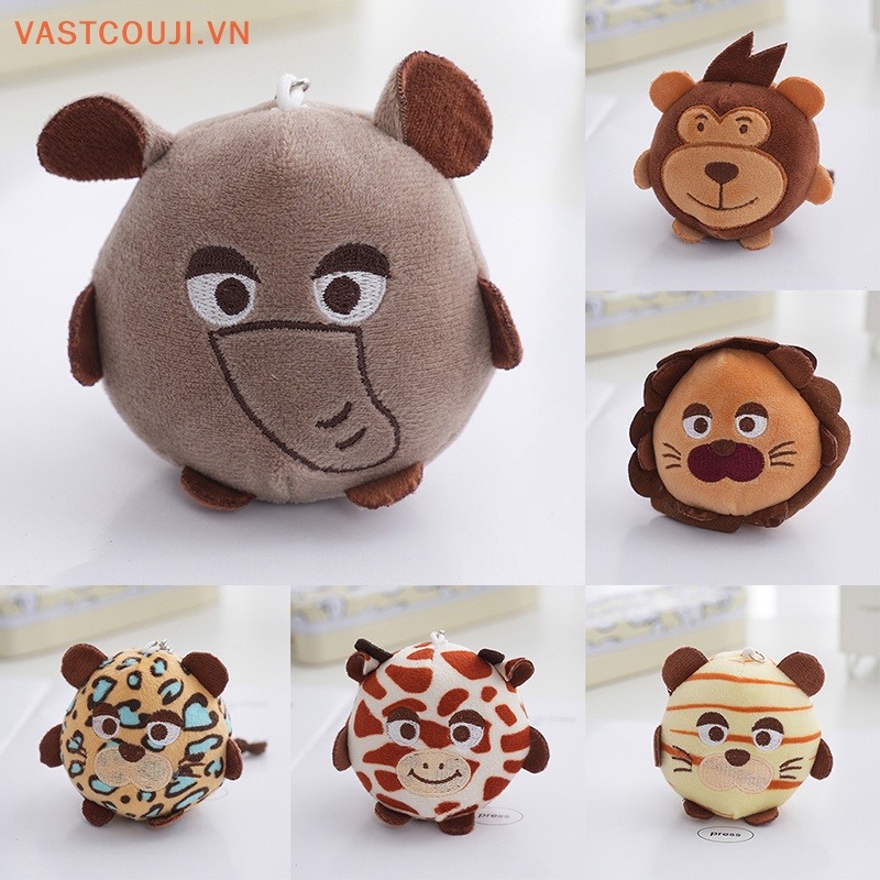 1 Thú Nhồi Bông VASTJI Hình Động Vật Đáng Yêu