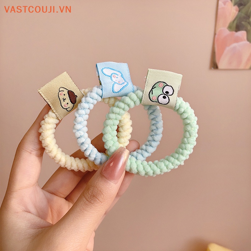 Dây Buộc Tóc Cao Su Co Giãn Màu Kẹo Ngọt Thời Trang Cho Nữ