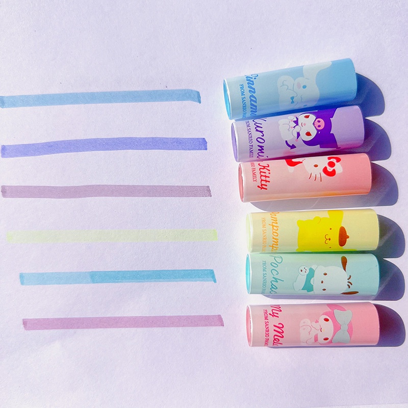 SANRIO Bút Đánh Dấu Hình Cinnamoroll Kitty Melody Hoạt Hình Đáng Yêu