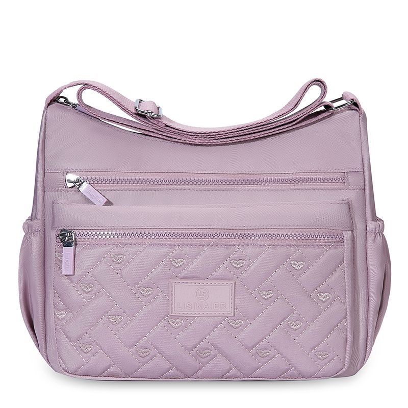 Túi Vải Đeo Chéo Nhiều Ngăn Sức Chứa Lớn Phong Cách Mới Dễ Phối Đồ