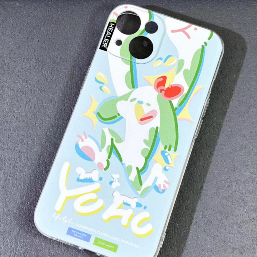 ✅Ốp Điện Thoại Cao Su Mềm Họa Tiết Trừu Tượng Cho Iphone 13 xs 14propro 1112max Sbf