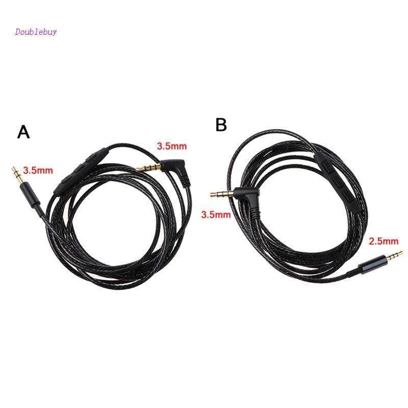 Dây Cáp Âm Thanh AUX 1.5m Chuyển Đổi Từ Giắc Cắm 3.5mm Sang 2.5mm 3.5mm Kèm Mic