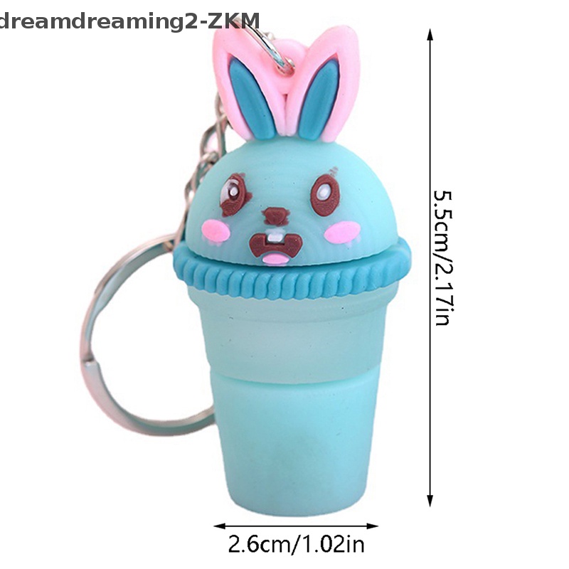 [Dreaming] Móc Khóa Hình Cây Kem Ba Chiều Sáng Tạo [zkm]