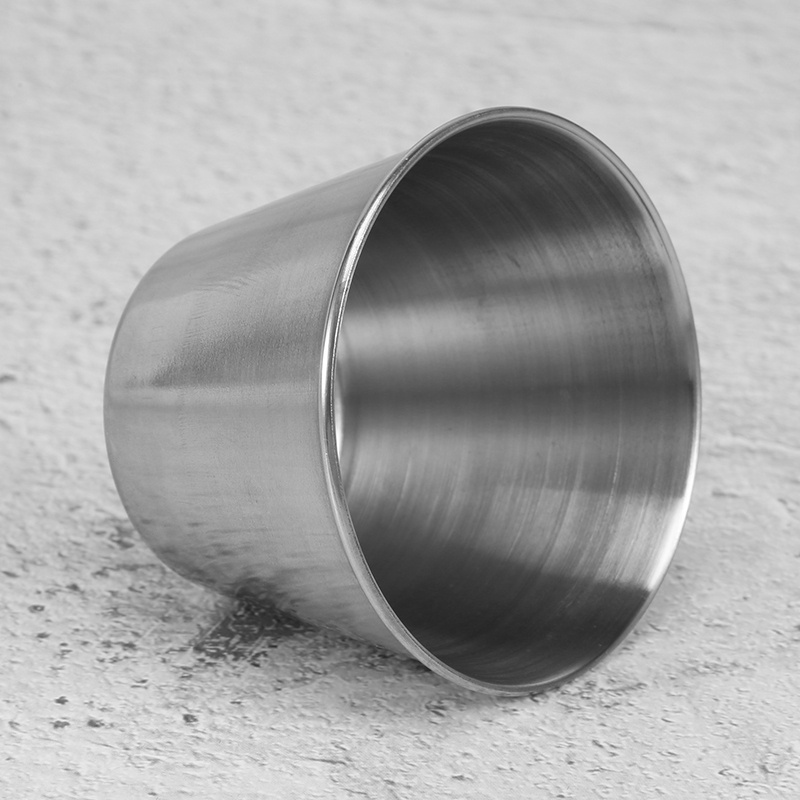 1 Bộ 10 Chén Đựng Nước Sốt Bằng Thép Không Gỉ 2.5Oz 70Ml