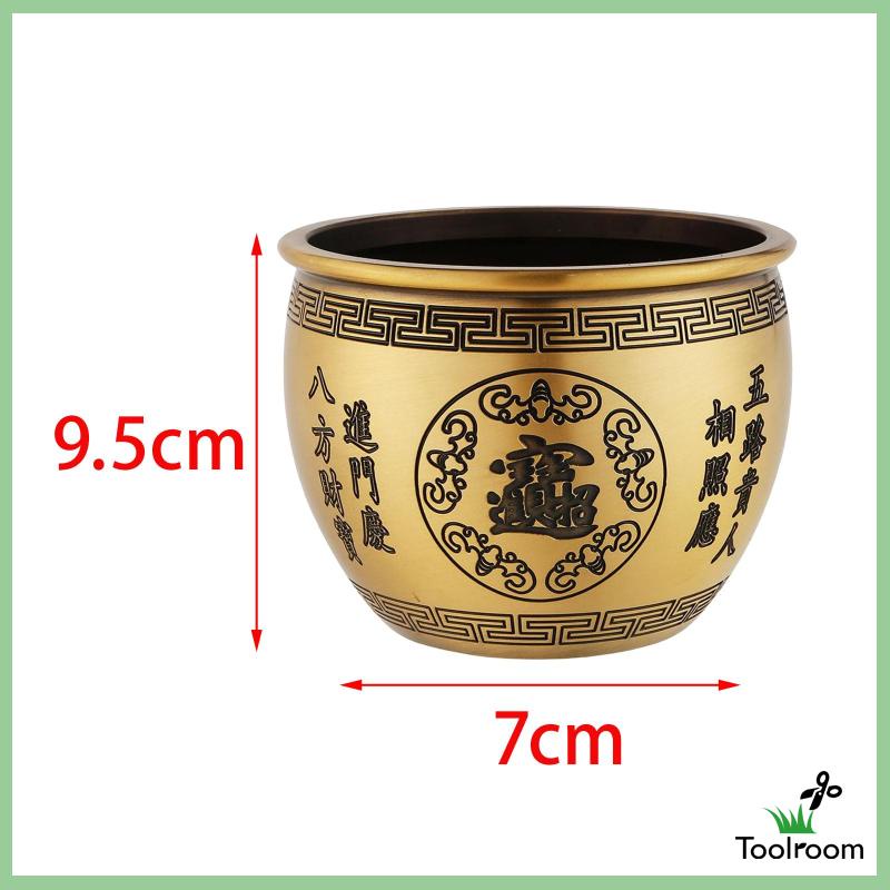 [Toolroom] Bát Phong Thủy Bằng Đồng Thau Điêu Khắc Kho Báu Trang Trí Phòng Ăn