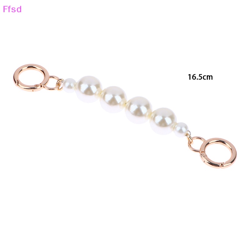 {Ffsd} Dây Xích Nối Dài Túi Xách Đeo Chéo Chuỗi Hạt Ngọc Trai DIY Có Khóa Cài Phụ Kiện Bán Chạy *
