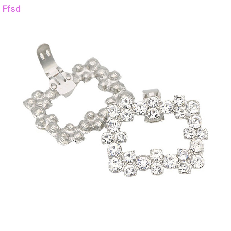 1 Kẹp Đính Đá Và Ngọc Trai Trang Trí Giày Cao Gót Cho Cô Dâu