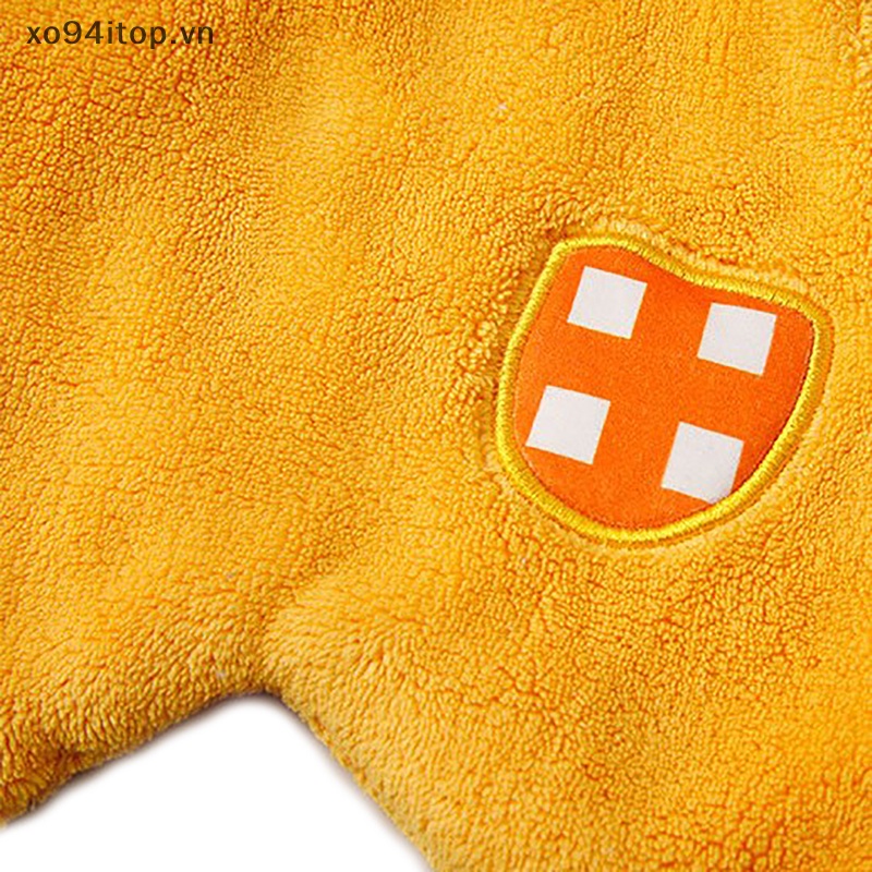 Xoitop 1 Khăn Lau Tay Mềm Mại Thấm Hút Nước Nhanh Khô Họa Tiết Động Vật Hoạt Hình Có Thể Hung Cho Nhà Bếp