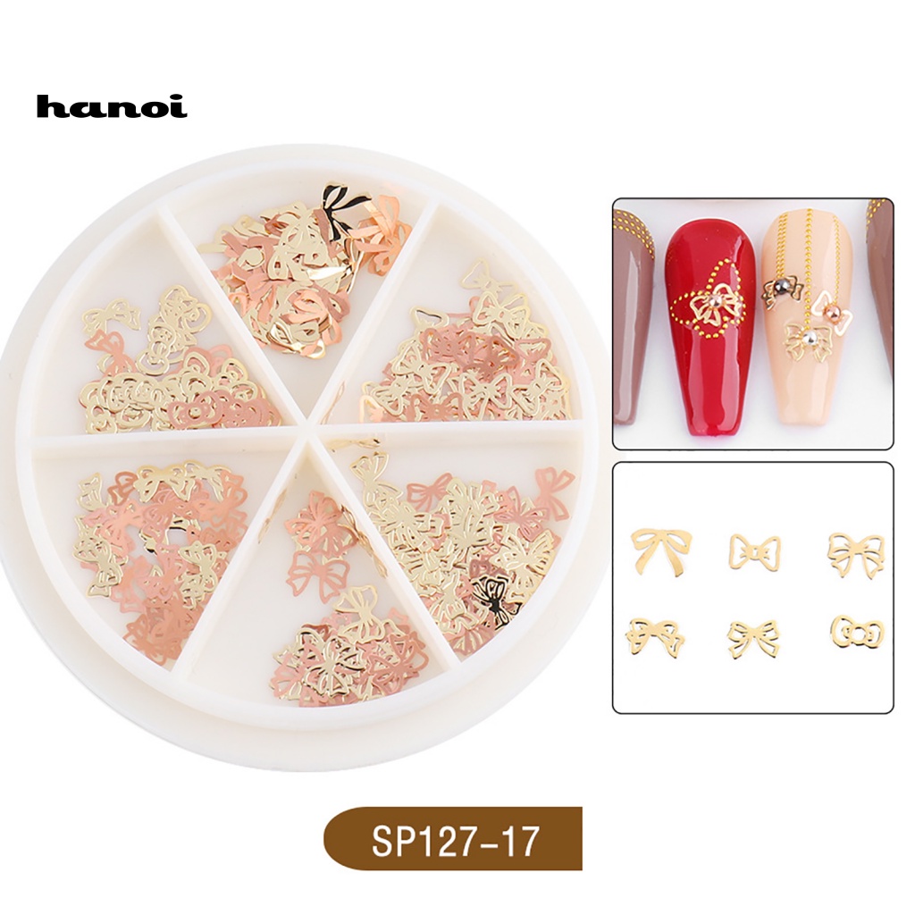 Kim Sa 3D Nhiều Hình Dạng Trang Trí Móng Tay Nghệ Thuật