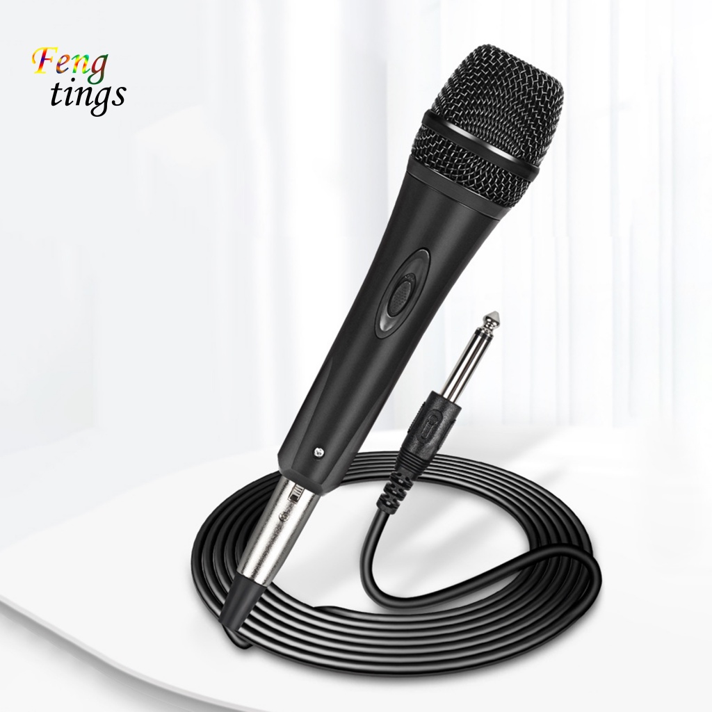 Micro Âm Thanh Cầm Tay Độ Nhạy Cao Không Gây Tiếng Ồn Cổng 6.5mm Tiện Dụng Cho Gia Đình