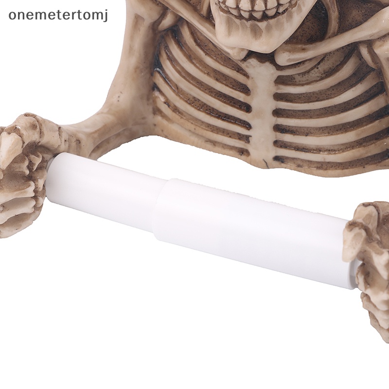 Giá Đỡ Cuộn Giấy Vệ Sinh Gắn Tường Hình Đầu Lâu Độc Đáo Trang Trí Nhà Tắm