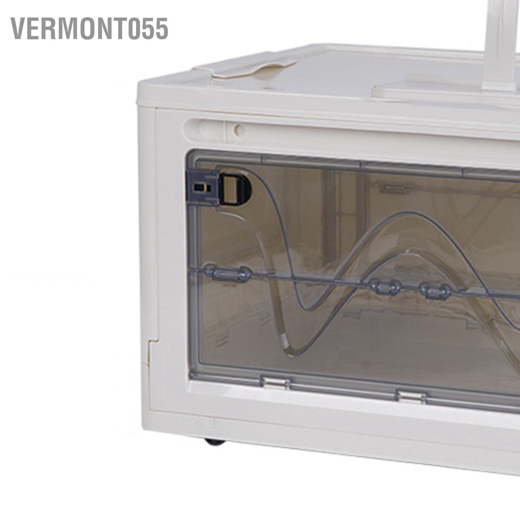 Vermont055 Trại Hộp Gấp Gọn Đa Năng Công Suất Lớn Cắm Ngoài Trời Bảo Quản Cốp Xe Ô Tô Màu Be Trong Suốt