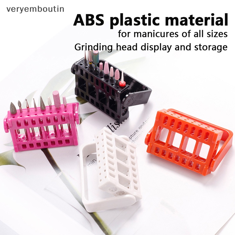 Giá Đỡ Đầu Mài Móng Tay 16 Lỗ Tiện Lợi