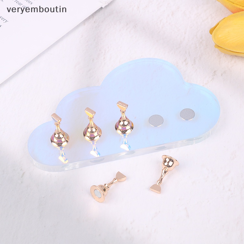 Giá Đỡ Trưng Bày Móng Tay Giả Hình Đám Mây Bằng Acrylic