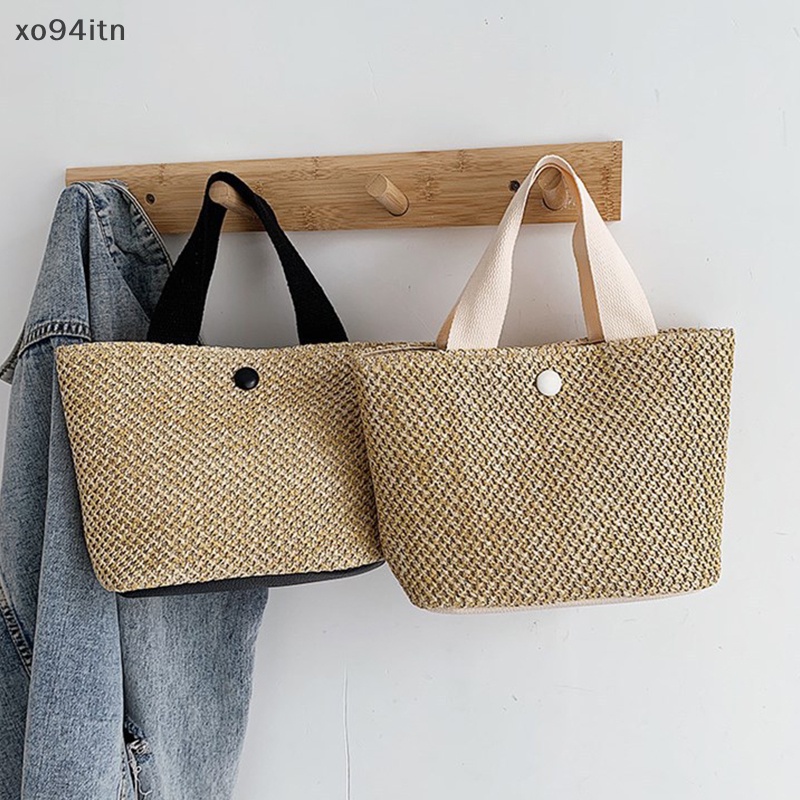 Túi Xách Rơm Dệt Cỡ Lớn Thời Trang Mùa Hè Cho Nữ