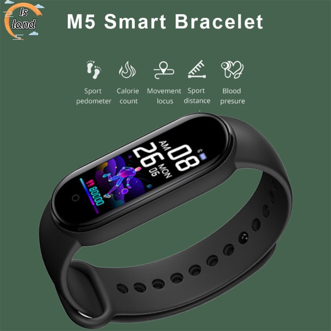 [IS] Đồng Hồ Thông Minh M5 Cho Nam Giới Theo Dõi Nhịp Tim Kết Nối Bluetooth Fitpro (Hít Nam Châm)