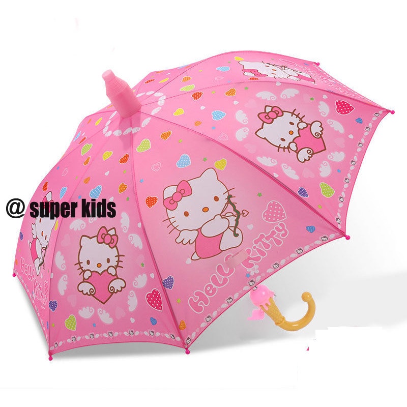SUPER KIDS Dù Che Nắng In Họa Tiết Hoạt Hình Dễ Thương Cho Bé Mẫu Giáo ô