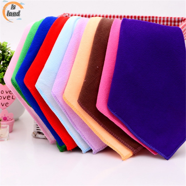 Khăn Lau Tay Mềm Mại Thấm Hút Tốt Nhanh Khô Hình Vuông Kích Thước 25 X 25cm Dành Cho Nhà Bếp / Phòng Tắm