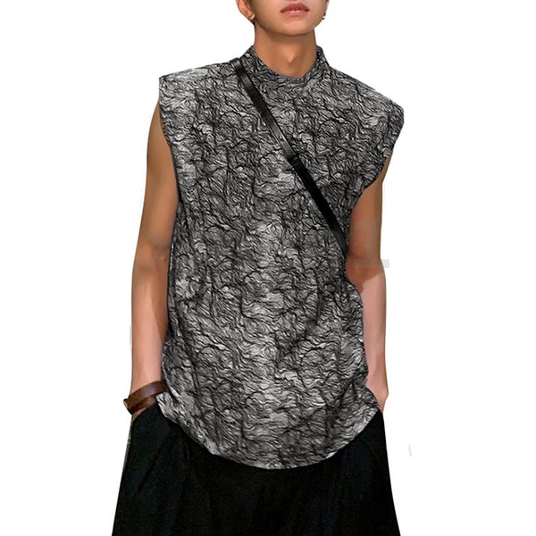 Áo Tank Top Sát Nách In Họa Tiết Thời Trang Hàn Quốc Cho Nam