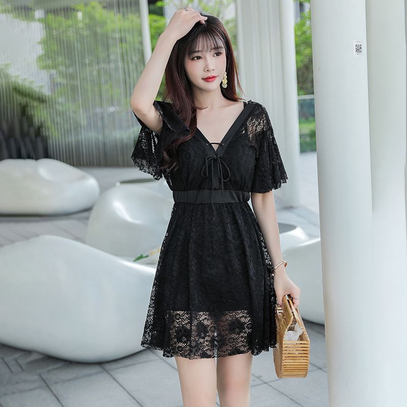Bộ Đồ Bơi Một Mảnh Dáng Rộng Che Bụng Trọng Lượng 100KG Thời Trang Mùa Xuân Cho Mẹ Bầu