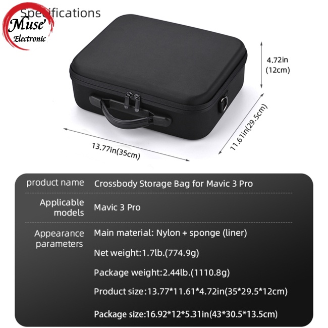 Túi Đựng Điều Khiển Từ Xa Cầm Tay Cho Dji Mavic 3 Pro Drone