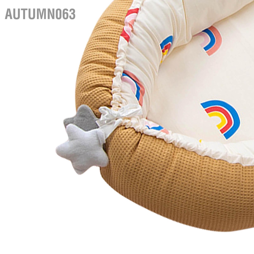 Autumn063 Baby Lounger Mềm mại thoáng khí Thiết kế công thái học Giường ngủ cho trẻ sơ sinh di động trong nhà ngoài trời