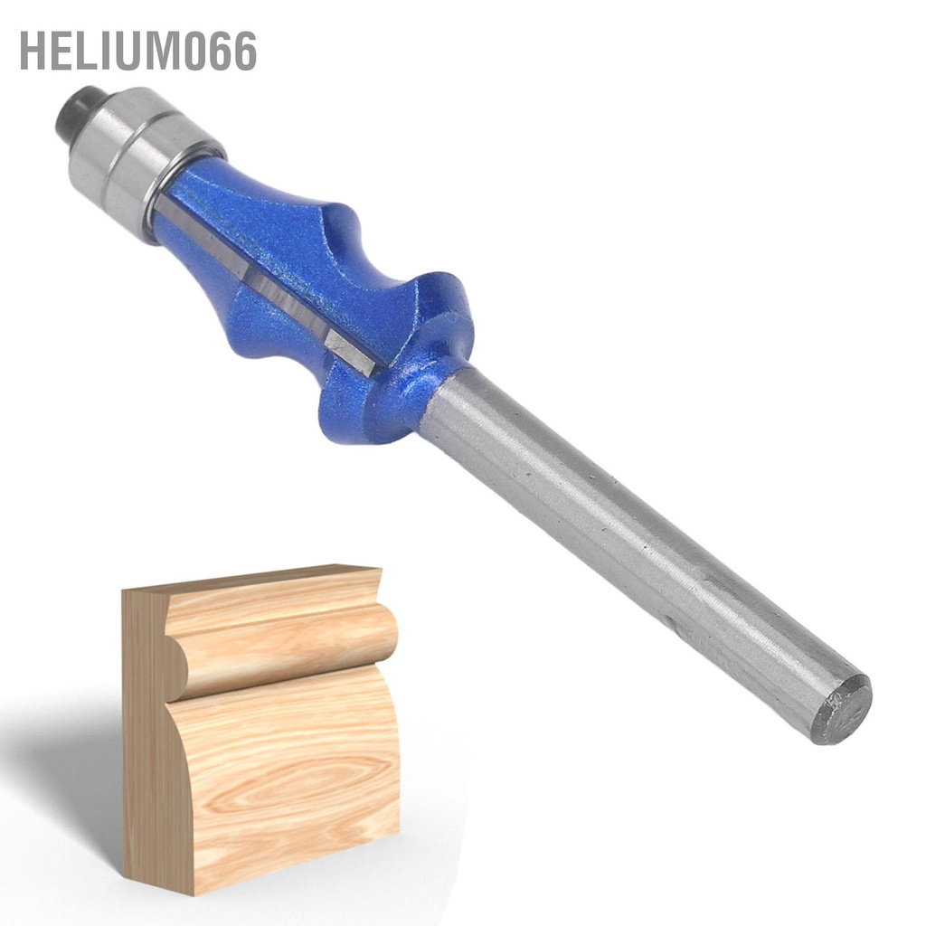 Helium066 Bộ định tuyến Bit 1/4in Shank R4 Hợp kim thép vonfram chịu lực kép Dao phay gỗ nhiệt sắc nét