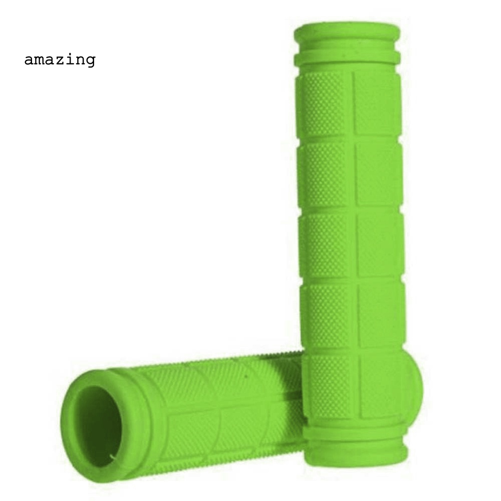 1 Cặp Vỏ Bọc Tay Lái Xe Đạp Hình Vuông Bằng Cao Su Gọn Nhẹ Chống Trượt Nhiều Màu Tùy Chọn