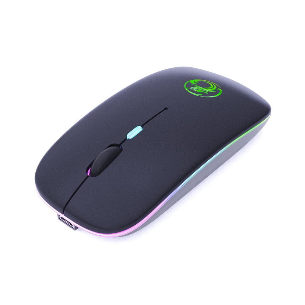 Wireless Mouse Rgb Rechargeable Computer Led Backlit Ergonomic Gaming Silent Mause For Laptop Pc [Q/7]