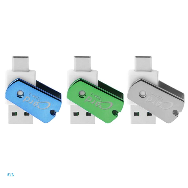 Đầu Đọc Thẻ Nhớ Chuyển Đổi OTG USB Type C Sang Cổng USB 3.1 Cho Book Pro