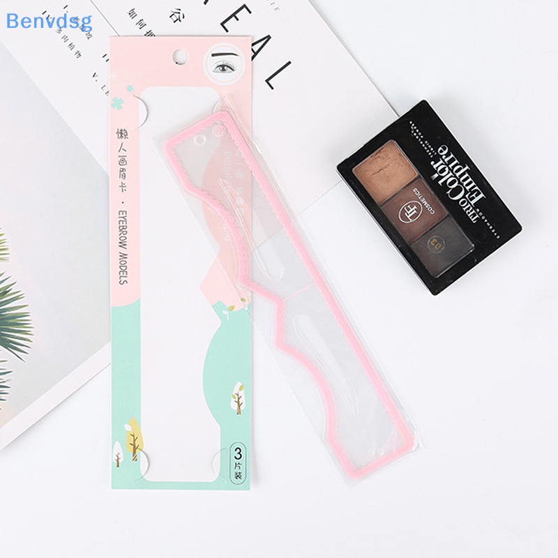 Bộ 3 Dụng Cụ Hỗ Trợ Trang Điểm Lông Mày Một Bước Tiện Dụng