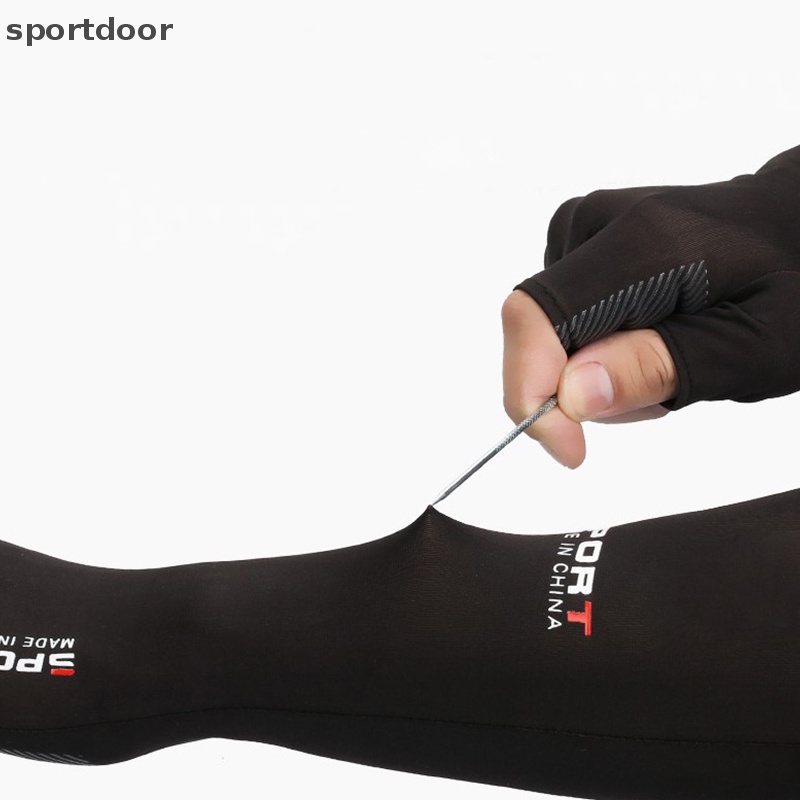 Set 2 Găng Cánh Tay Chống Nắng Và Tia UV Kèm 5 Bao Cánh Tay Khi Chạy Bộ / Đi Xe Đạp / Leo Núi