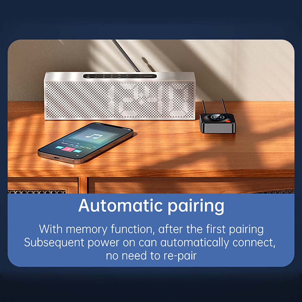 Bluetooth 5.1 Audio Receiver Hifi Stereo Music 3.5mm RCA NFC Wireless Adaper Adaptador For Amplifier/Car/Speaker