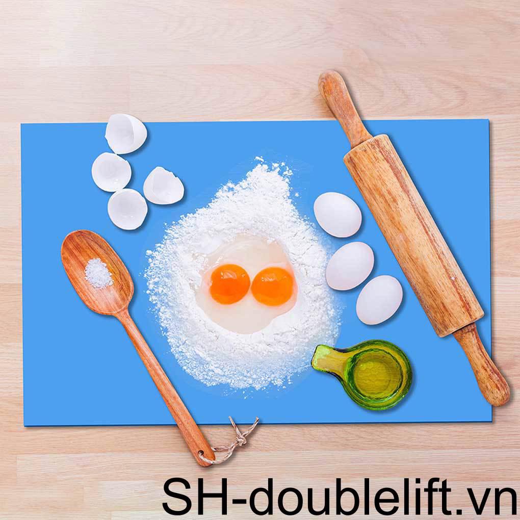 Tấm Lót Nướng Bánh Bằng Silicone Chịu Nhiệt Chống Trượt Nhiều Màu Tùy Chọn