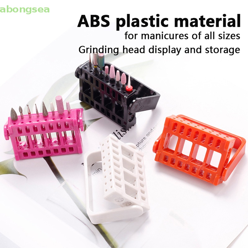 Giá Đỡ Đầu Mài Móng Tay 16 Lỗ Tiện Lợi