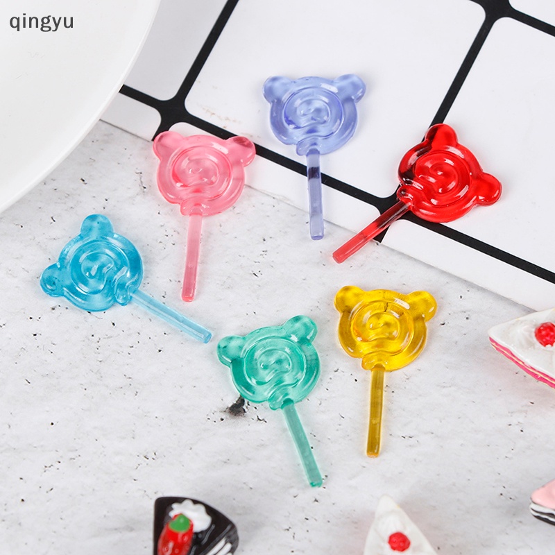 Bộ 6 Kẹo Lolipop Đồ Chơi Búp Bê Tỉ Lệ 1: 12