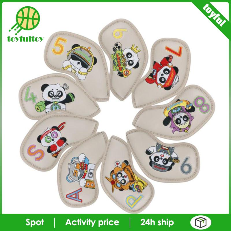 Set 9 Vỏ Bọc Đầu Gậy Đánh Golf Chống Nước Cho Nam