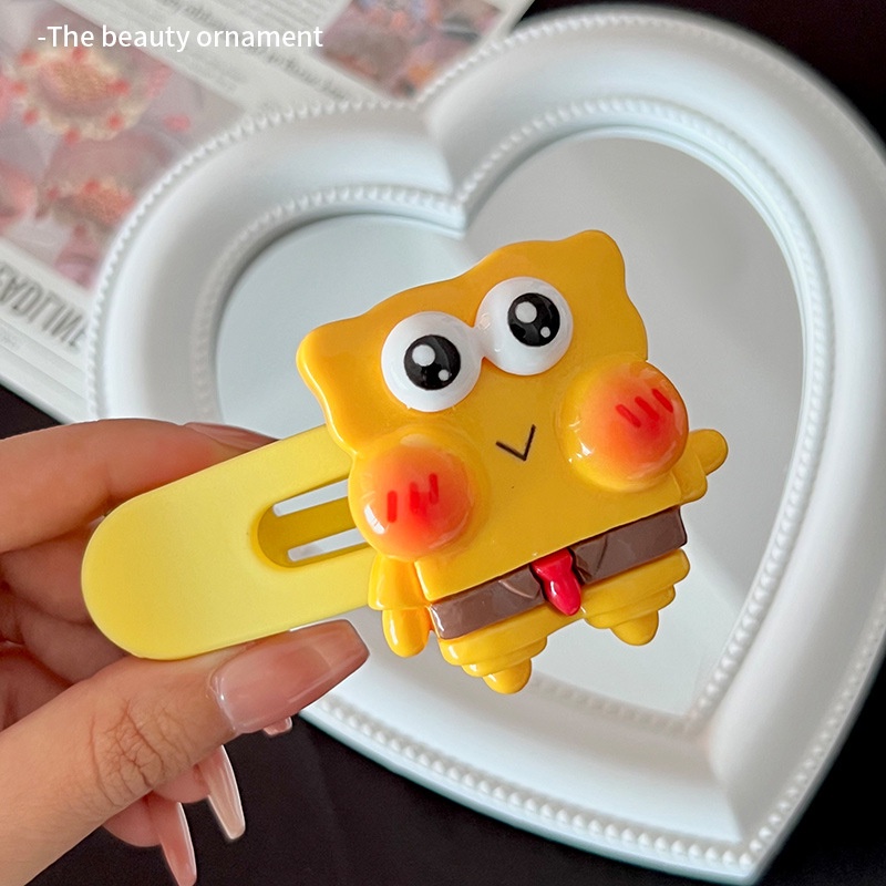 Kẹp Tóc Mái Bằng acrylic Hình Hoạt Hình Dễ Thương Cho Bạn Gái