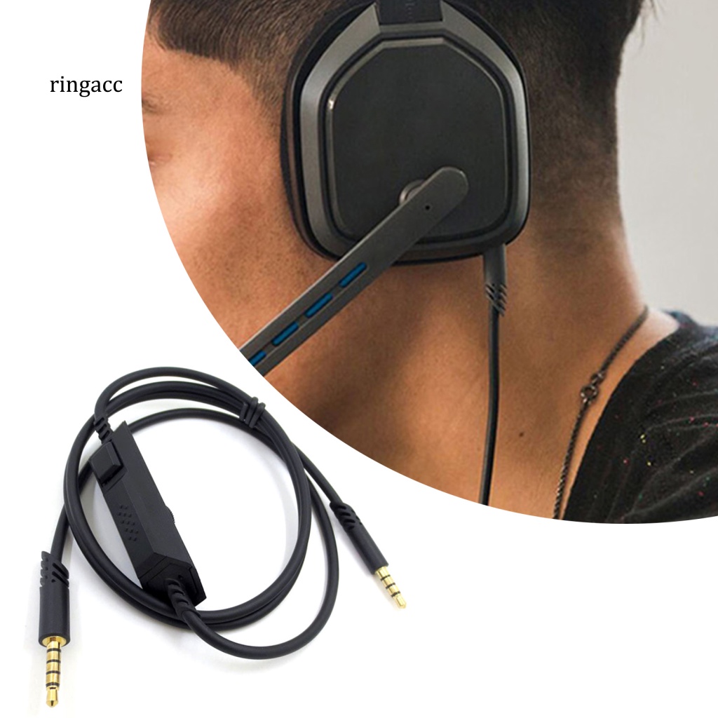 Dây Cáp Âm Thanh AUX Di Động 1M Chuyển Đổi Tín Hiệu Từ Giắc Cắm 3.5mm Sang Cổng Cắm AUX Cho Logitech Astro A10 A40