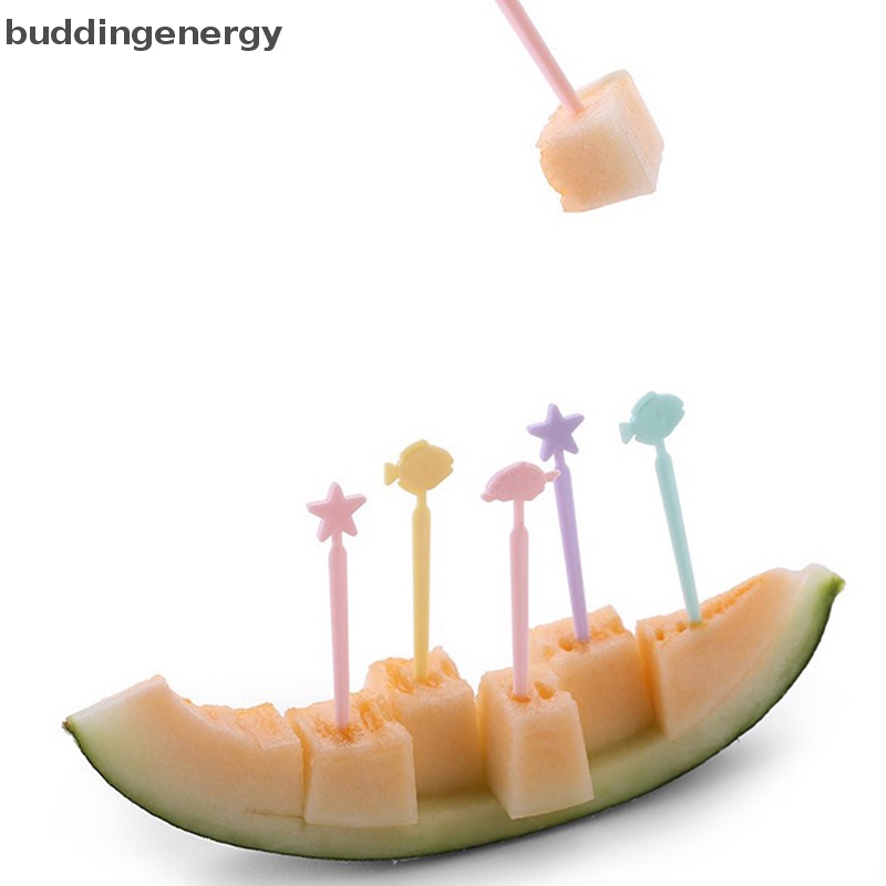 Set 10 Nĩa Ăn Trái Cây Hình Động Vật Dễ Thương Cho Bé