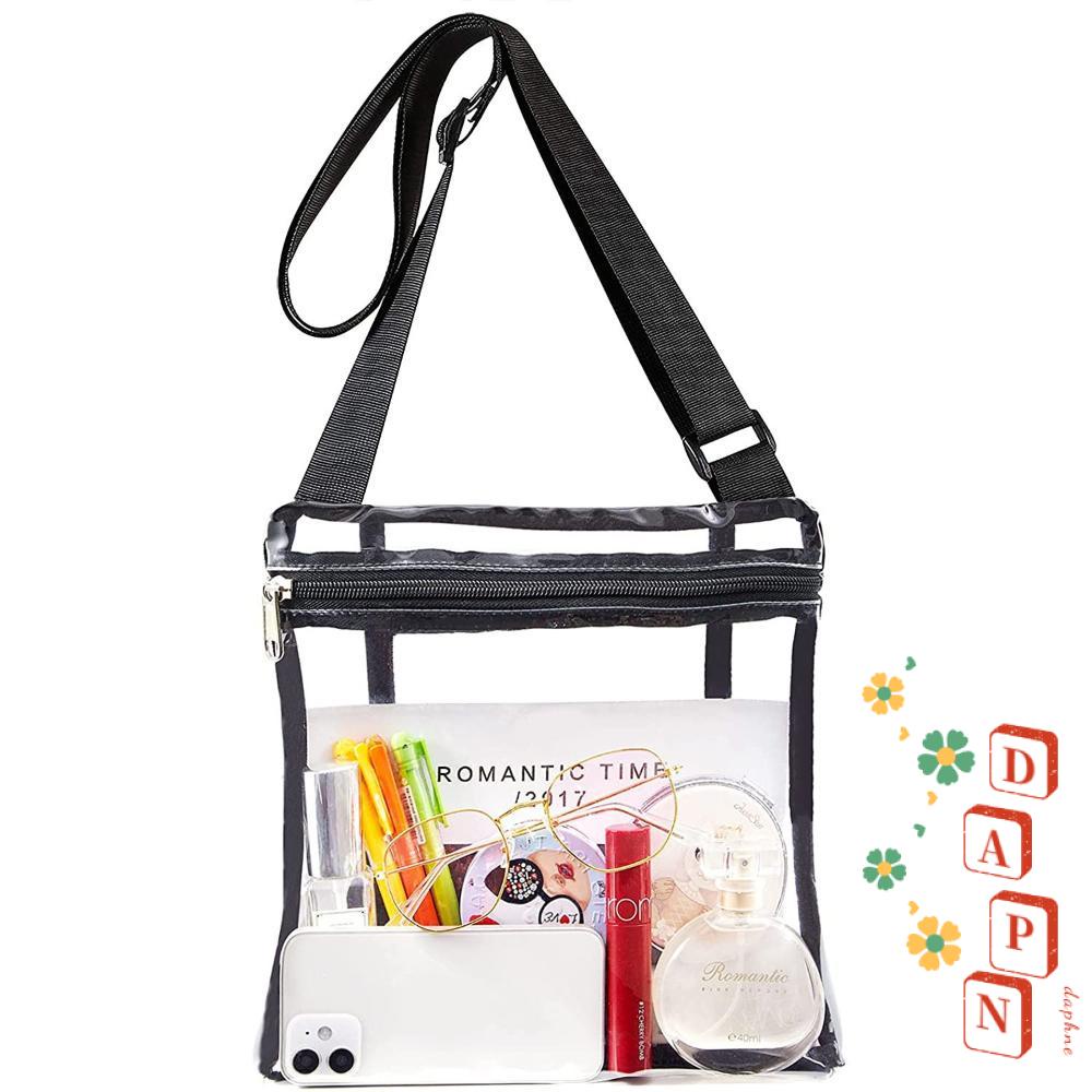 Túi Đeo Chéo Trong Suốt Chống Thấm Nước DAPHS Có Thể Điều Chỉnh Dây Đeo