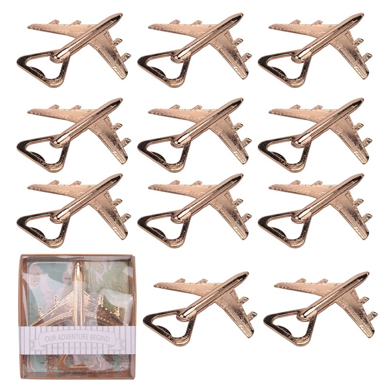 Bộ 12 Dụng Cụ Mở Nắp Chai Hình Máy Bay Độc Đáo