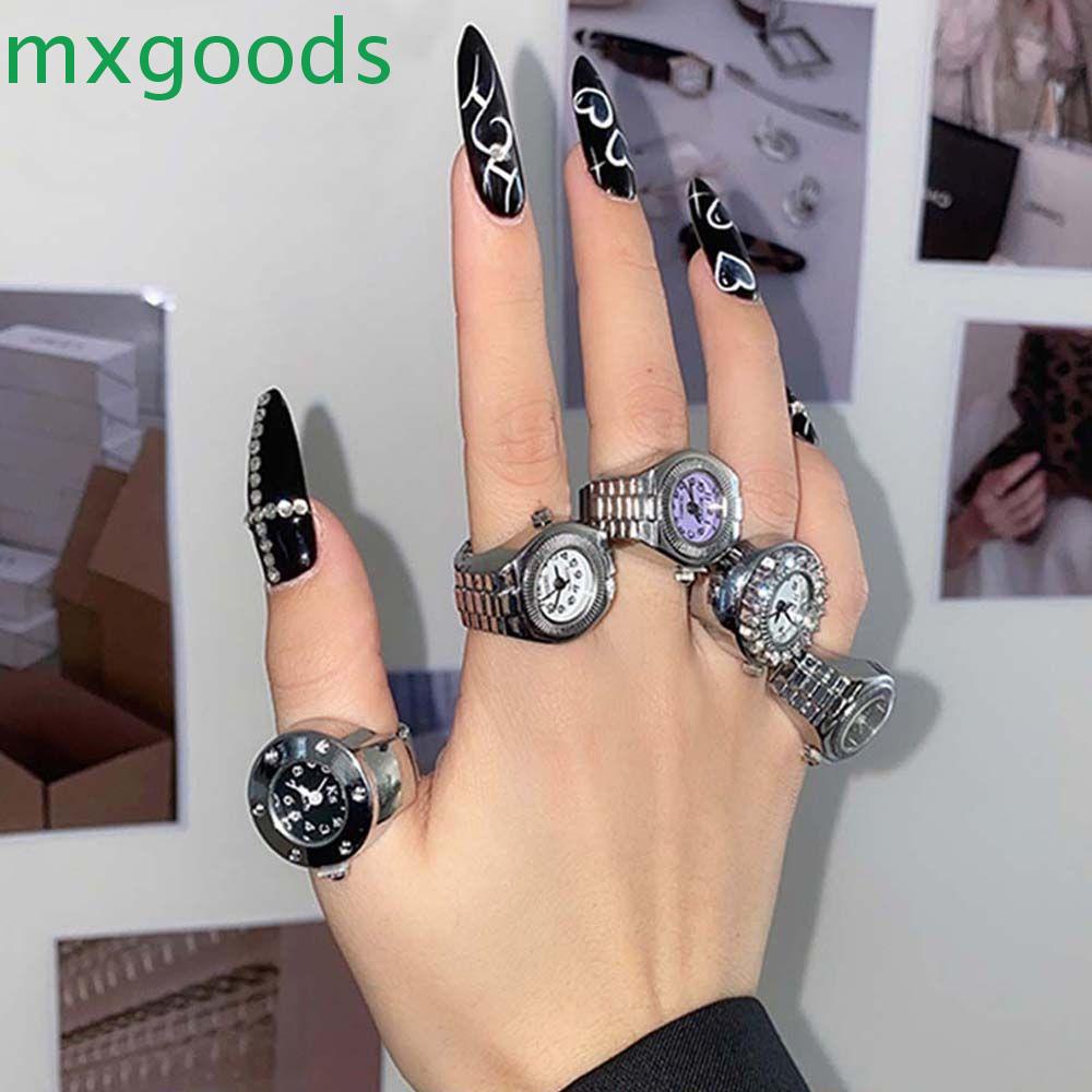 Đồng Hồ Đeo Tay Dây Co Giãn Mặt Hình Học Đơn Giản Sáng Tạo Thời Trang Hàn Quốc Cho Nam