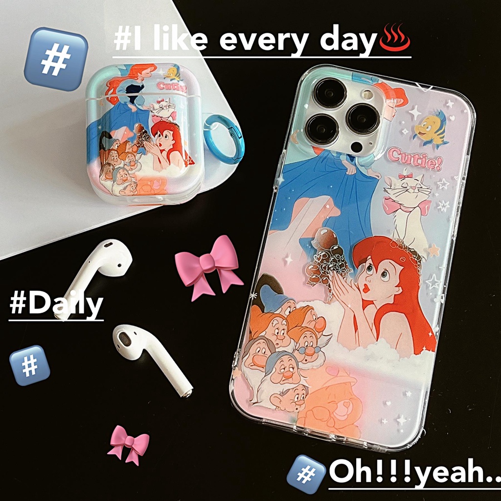 Ốp Điện Thoại Imd TPU Mềm Trong Suốt In Hình Mèo Hoạt Hình Chống Sốc Cho iPhone 14 13 12 11 Pro Max