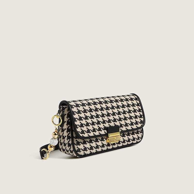 Ielgy Túi Xách Đeo Vai Thời Trang Cao Cấp Phong Cách retro Nhỏ Nhắn Dễ Phối Đồ Dành Cho Nữ