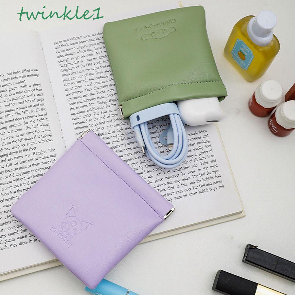 Túi Da PU Đựng Tiền / Dây Chuyền / Bông Tai Chống Thấm Nước Tiện Dụng Cho Nữ